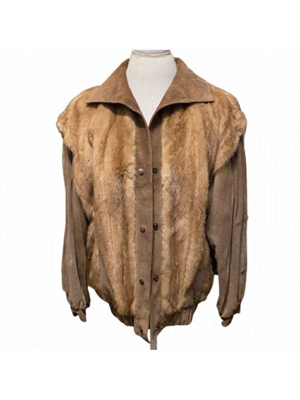 𝅺VINTAGE 1970’s Mink Fur and Suede Jacket